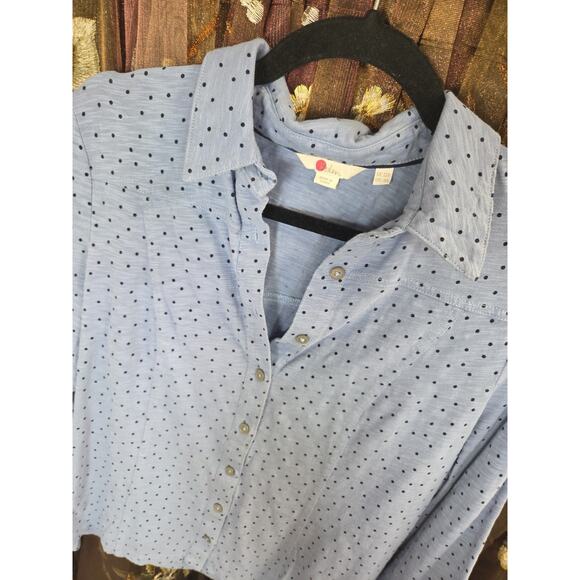 Boden Button Front Knit Size 12 Polka Dot - Picture 7 of 12